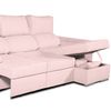 Sofa Chaise Longue Convertible En Cama Darg Derecha Salmon 3 Plazas 235x148 Cm Tanuk