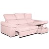 Sofa Chaise Longue Convertible En Cama Darg Derecha Salmon 3 Plazas 235x148 Cm Tanuk