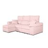 Sofa Chaise Longue Convertible En Cama Darg Izquierda Salmon 3 Plazas 235x148 Cm Tanuk