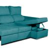 Sofa Chaise Longue Convertible En Cama Darg Derecha Esmeralda 3 Plazas 235x148 Cm Tanuk