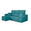 Sofa Chaise Longue Convertible En Cama Darg Izquierda Esmeralda 3 Plazas 235x148 Cm Tanuk