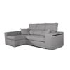 Sofa Chaiselongue Frigg Izquierda Gris Perla 230x145 Cm Con Sistema De Limpieza Acualine Tanuk