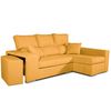 Sofa Chaiselongue Frigg Derecha Mostaza 230x145 Cm Con Tejido Con Sistema Acualine Tanuk