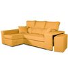 Sofa Chaiselongue Frigg Izquierda Mostaza 230x145 Cm Con Sistema De Limpieza Acualine Tanuk