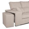 Sofa Chaiselongue Frigg Derecha Caoba 230x145 Cm Con Tejido Con Sistema Acualine Tanuk