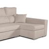 Sofa Chaiselongue Frigg Derecha Caoba 230x145 Cm Con Tejido Con Sistema Acualine Tanuk