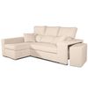 Sofa Chaiselongue Frigg Izquierda Arena 230x145 Cm Con Sistema De Limpieza Acualine Tanuk