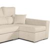 Sofa Chaiselongue Frigg Derecha Beige 230x145 Cm Con Tejido Con Sistema Acualine Tanuk