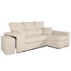Sofa Chaiselongue Frigg Derecha Beige 230x145 Cm Con Tejido Con Sistema Acualine Tanuk