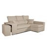 Sofa Chaiselongue Frigg Derecha Mink 230x145 Cm Con Tejido Con Sistema Acualine Tanuk