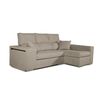 Sofa Chaiselongue Frigg Derecha Marron 230x145 Cm Con Tejido Con Sistema Acualine Tanuk