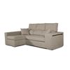 Sofa Chaiselongue Frigg Izquierda Marron 230x145 Cm Con Sistema De Limpieza Acualine Tanuk