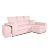 Sofa Chaiselongue Frigg Derecha Salmon 230x145 Cm Con Tejido Con Sistema Acualine Tanuk