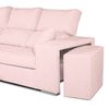 Sofa Chaiselongue Frigg Izquierda Salmon 230x145 Cm Con Sistema De Limpieza Acualine Tanuk
