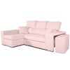 Sofa Chaiselongue Frigg Izquierda Salmon 230x145 Cm Con Sistema De Limpieza Acualine Tanuk