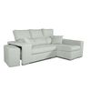Sofa Chaiselongue Frigg Derecha Jade 230x145 Cm Con Tejido Con Sistema Acualine Tanuk