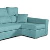 Sofa Chaiselongue Frigg Derecha Turquesa 230x145 Cm Con Tejido Con Sistema Acualine Tanuk