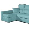 Sofa Chaiselongue Frigg Izquierda Turquesa 230x145 Cm Con Sistema De Limpieza Acualine Tanuk