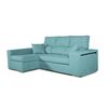 Sofa Chaiselongue Frigg Izquierda Turquesa 230x145 Cm Con Sistema De Limpieza Acualine Tanuk