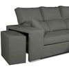 Sofa Chaiselongue Frigg Derecha Negro 230x145 Cm Con Tejido Con Sistema Acualine Tanuk