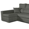 Sofa Chaiselongue Frigg Izquierda Negro 230x145 Cm Con Sistema De Limpieza Acualine Tanuk