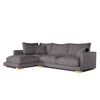 Sofa Chaise Longue Sjorn Izquierda Gris Marengo Tejido Con Sistema Acualine 4 Plazas 270x191 Cm Tanuk