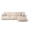 Sofa Chaise Longue Sjorn Derecha Crudo Tejido Con Sistema Acualine 4 Plazas 270x191 Cm Tanuk