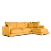 Sofa Chaise Longue Sjorn Derecha Mostaza Tejido Con Sistema Acualine 4 Plazas 270x191 Cm Tanuk