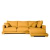 Sofa Chaise Longue Sjorn Derecha Mostaza Tejido Con Sistema Acualine 4 Plazas 270x191 Cm Tanuk