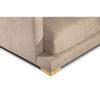 Sofa Chaise Longue Sjorn Derecha Beige Tejido Con Sistema Acualine 4 Plazas 270x191 Cm Tanuk