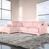 Sofa Chaise Longue Sjorn Izquierda Salmon Tejido Con Sistema Acualine 4 Plazas 270x191 Cm Tanuk