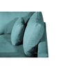 Sofa Chaise Longue Sjorn Derecha Turquesa Tejido Con Sistema Acualine 4 Plazas 270x191 Cm Tanuk