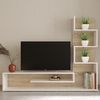 Venprodin |conjunto De Tv De 160x29 Cm Cambrian/blanco