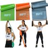 Gomas Elasticas Musculacion (3 Unidades), Latex Free, Tpe, 1.2m Bsfit