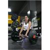 1 Disco De 15 Kg Pesas Caucho Olimpico Bumper 50mm Centro Acero Bsfit