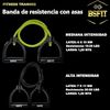 Bandas Elásticas Con Asas Gomas Entrenamiento Intensidad Media Bsfit