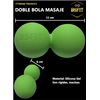 Set De 2 Bolas Para Masajes De Lacrosse Para Automasajes Bsfit