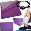 Kit Yoga Pilates Esterilla Cinta Estiramiento Y 2 Bloques Gym  Bsfit