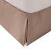 Cubre Canapé Liso Alto 30cm Algodón Poliéster Ancho Cama 180cm Beige