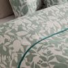 Colcha Jacquard Cama 80/90 Cm Algodón Suave Y Ligera Entretiempo Salvi 180x270cm Color Verde