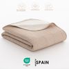 Colcha Jacquard Cama 80/90 Cm Algodón Suave Y Ligera Entretiempo Zanzi 180x270cm Color Beige