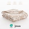 Colcha Jacquard Cama 105 Cm Algodón Suave Y Ligera Entretiempo Mombasa 200x270cm Color Beige