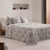 Colcha Jacquard Cama 105 Cm Algodón Suave Y Ligera Entretiempo Salvi 200x270cm Color Gris