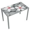 Pack Mesa + 4 Sillas Cocina Miroytengo Color Blanco Y Gris