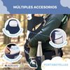 Mochila Portabebés Mobiclinic 6 En 1 Transpirable 3-36 Meses Correas Regulables Algodón Bolsillo Azul Moley