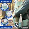 Mochila Portabebés 6 En 1 Transpirable 3-36 Meses Correas Regulables Algodón Bolsillo Verde Moley Mobiclinic