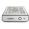 Bastilipo - Tpi-680, Tostador Plano, 680w, 2 Resistencias, Acero Antihuella / Negro