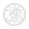 Pintar Con Arenas - Reloj Familia Ositos Ø30 Cm