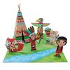 Pintar Y Juega Con Arenas - Campamento Indio 3d - 40x30x24cm