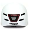 Nsport Casco Urbano Con Luces Integradas, Ideal Para Escooter Y Ebike, Color Blanco, Talla M